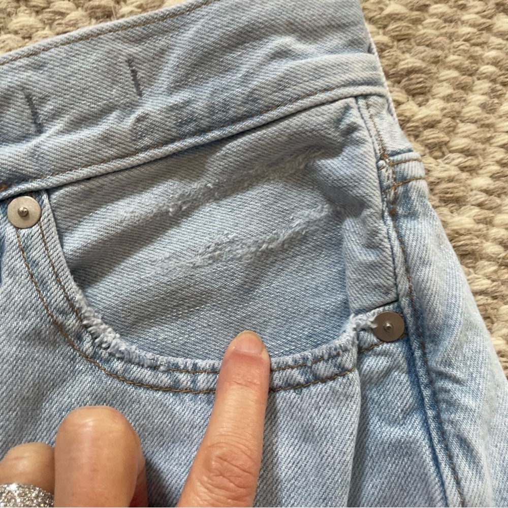 Madewell Jeans Women's 27 The Perfect Vintage Jean Light Wash High Rise Straight - Picture 8 of 12